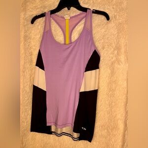 C9 Champion Duo Dry Racerback Performance Tank Top – Purple Colorblock – Size L